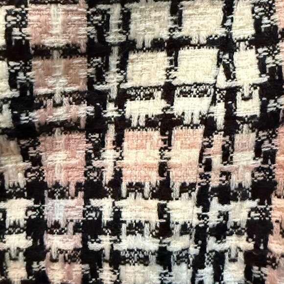 Jessica Howard, Pink Plaid Houndstooth Blazer, Size 6 - Picture 4 of 8